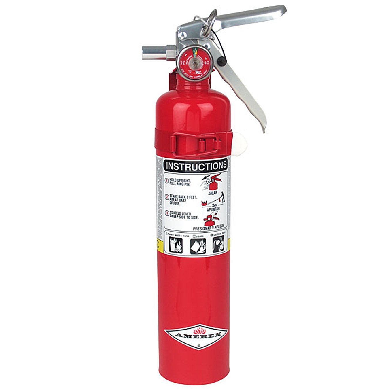 25 Lb Fire Extinguisher Amerex B417 Abc Multi Purpose 4414