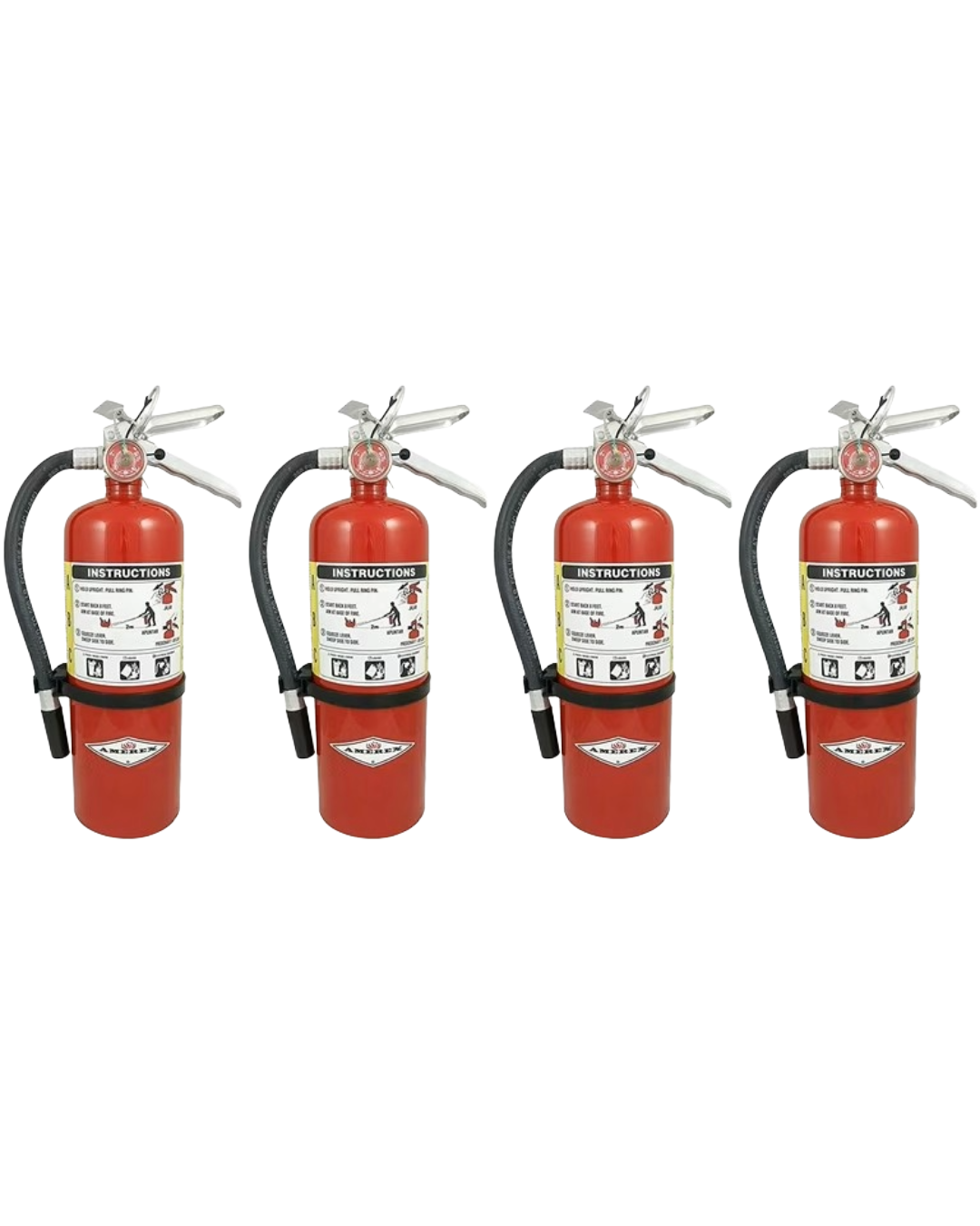 Amerex B500X - 5lb ABC Multi-Purpose Fire Extinguisher - 4 Pack - Tesla ...